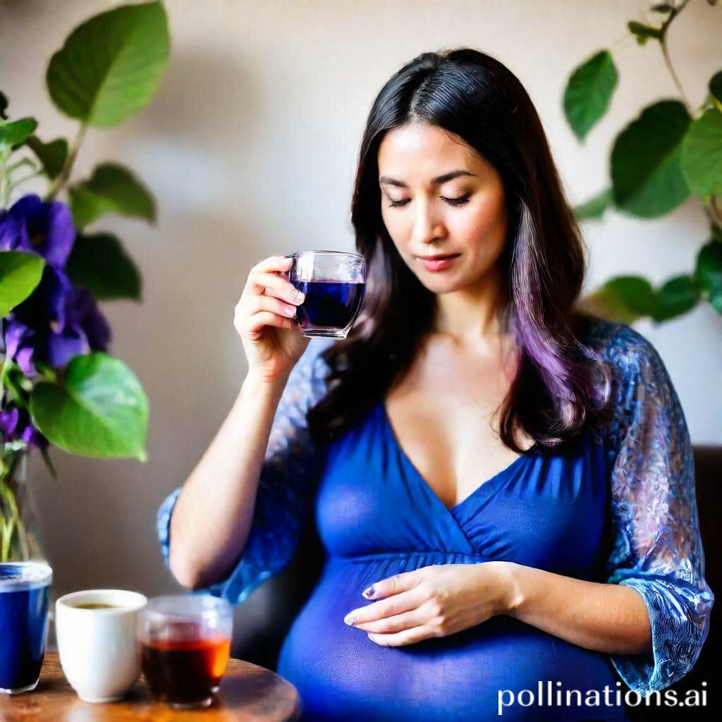 can you drink butterfly pea tea while pregnant
